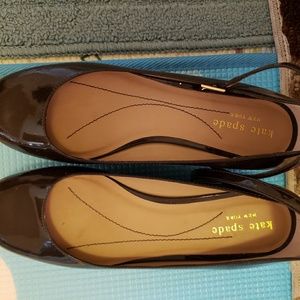 Kate Spade wedge platform flats